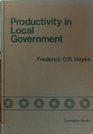 Productivity in local government