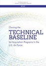 Owning the Technical Baseline for Acquisition Programs in the US Air Force