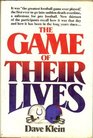 The game of their lives