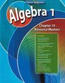 Algebra 1 Chapter 10 Resource Masters