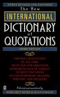 New International Dictionary of Quotations 2nd Edition