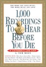 1000 Recordings to Hear Before You Die