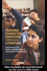 Teaching Character Education through Literature