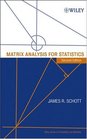 Matrix Analysis for Statistics