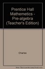Prentice Hall Mathemetics  Prealgebra