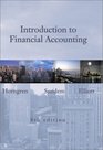 Introduction to Financial Accounting and Student CD package Eighth Edition