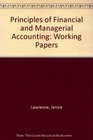 Principles of Financial and Managerial Accounting Working Papers