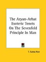 The AryanArhat Esoteric Tenets On The Sevenfold Principle In Man