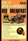 How to Own  Operate a Bed  Breakfast