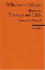 Texte zu Theologie und Ethik