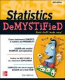Statistics DeMYSTiFieD 2nd Edition