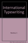 International Typewriting