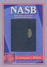 NASB Compact Bible Black  Snap Flap BL