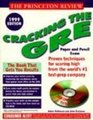 Cracking the GRE w/CDROM 1999 Edition