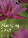 Managing Stress Principles and Strategies for Health and Wellbeing with Art of Peace Workbook