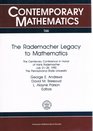 The Rademacher Legacy to Mathematics The Centenary Conference in Honor of Hans Rademacher July 2125 1992 the Pennsylvania State University Vol 1