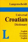 Langenscheidt Universal Croatian Dictionary CroatianEnglish / EnglishCroatian