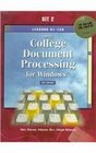 College Document Processing for Windows Kit 2  Lessons 61120