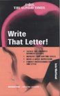 Write That Letter
