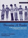 Becoming A Reader A Developmental Approach to Reading Instruction Third Edition