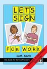 Let's Sign for Work BSL Guide for Service Providers