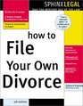 How to File Your Own Divorce
