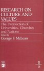 Research on Culture and Values Intersection of Universities Churches and Nations
