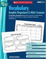 Vocabulary Graphic Organizers  MiniLessons 20 Graphic Organizers With MiniLessons to Help Boost Students' Word Power to Become Better Readers and Writers