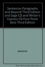 Sentences Paragraphs And Beyond Third Edition And Sage Cd And Writer's Express Cd Four Point Zero Third Edition
