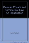 German Private and Commercial Law An Introduction