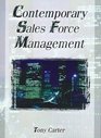 Contemporary Sales Force Management