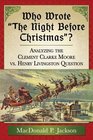 Who Wrote the Night Before Christmas Analyzing the Clement Clarke Moore Vs Henry Livingston Question