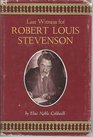 Last Witness for Robert Louis Stevenson