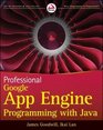 Professional Google App Engine Programming with Java