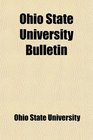 Ohio State University Bulletin