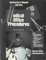 Instructor's manual and key for Medical office procedures