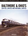 Baltimore  Ohio's Capitol Limited and National Limited