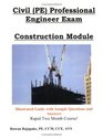 Civil  Professional Engineer Exam Construction Module