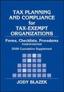 Tax Planning and Compliance for TaxExempt Organizations 2008 Cumulative Supplement Rules Checklists Procedures