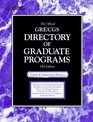 The Official Gre Cgs Directory of Graduate Programs Engineering Business