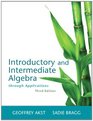 Introductory and Intermediate Algebra through Applications