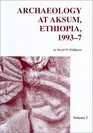 Archaeology at Aksum Ethiopia 19937