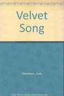 Velvet Song (Large Print)