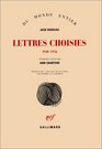 Lettres choisies 19401956