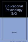 Educational Psychology Student Study Guide