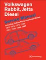 Volkswagen Rabbit Jetta  Diesel Service Manual 1977 1978 1979 1980 1981 1982 1984 1984