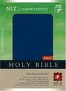 Holy Bible NLT Compact Edition tutone sienna/navy