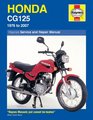 Honda CG125 Service and Repair Manual 1976 to 2007