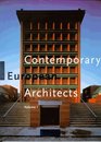 Contemporary European Architects Vol 1