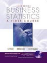 Value Pack Business Statisticsa First Course and CDRom with Mathematics for Economics and Business